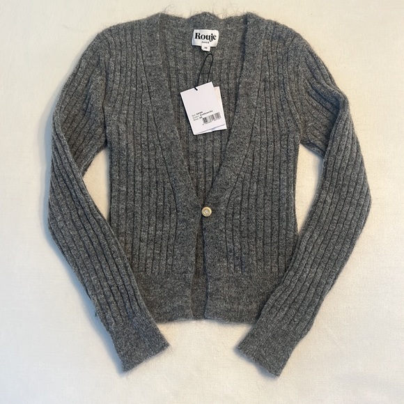 NWT Rouje Demi Cardigan and Sadie Top set - Anthracite - Picture 4 of 12